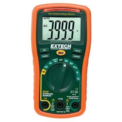 Extech EX330 Multimeter W/NCV, 4000 CT