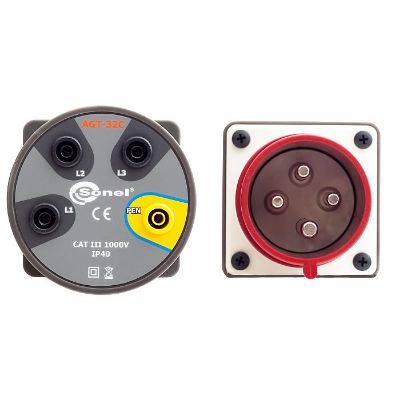 Sonel AGT-32C drie fase adapter 32A - 4 polig