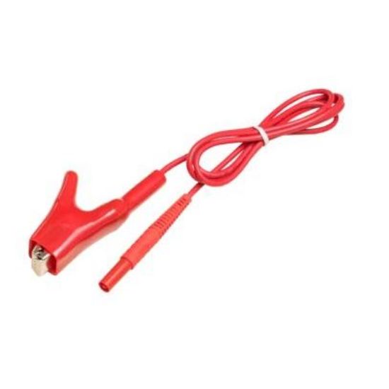 Sonel WAPRZ1X2REBK Meetsnoer met krokodillenklem; 4mm plug; 1,2m; rood