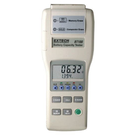 Extech BT100 batterij capaciteit tester