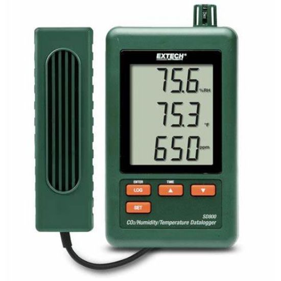 Extech SD800 CO2, vochtigheid en temperatuur datalogger