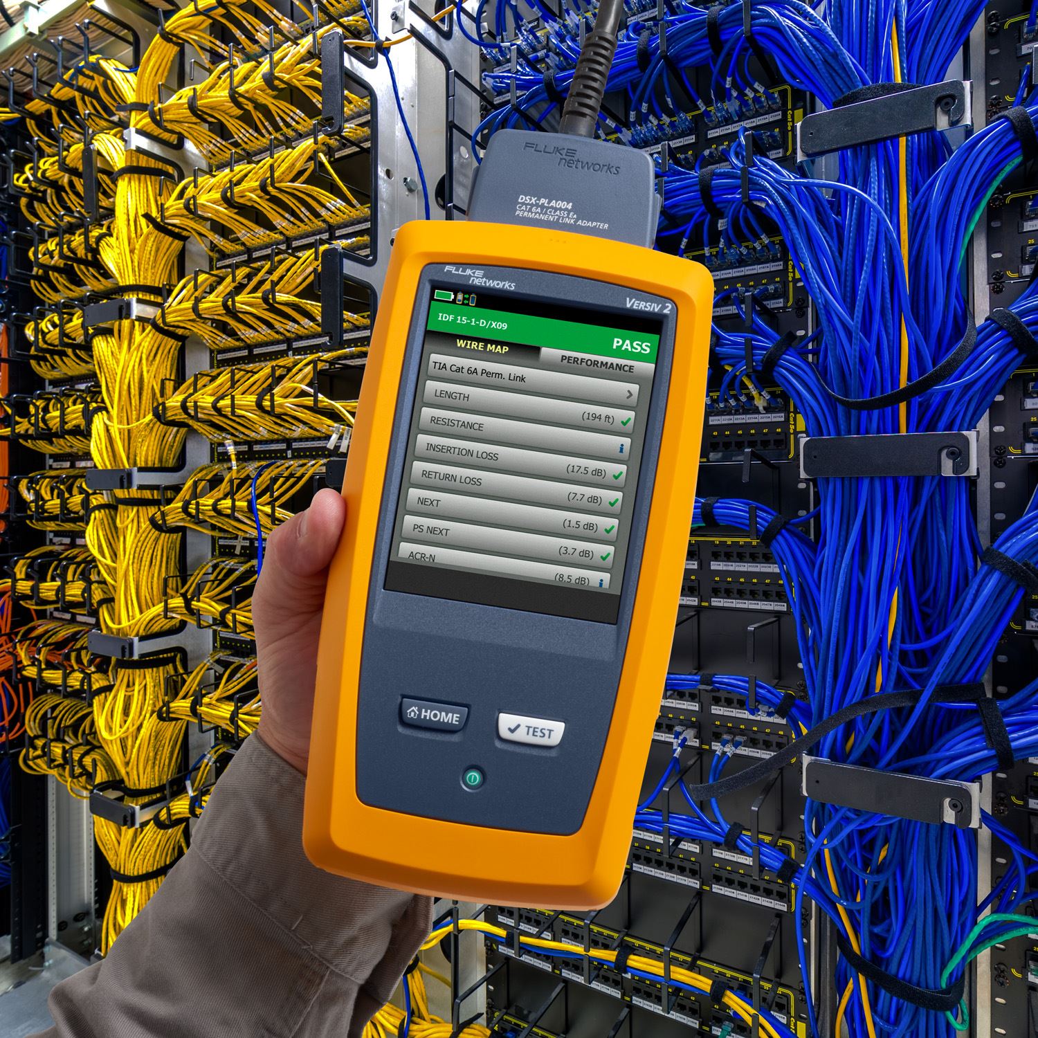 Fluke Networks DSX2-5000 INT 1GHz CableAnalyzer compleet