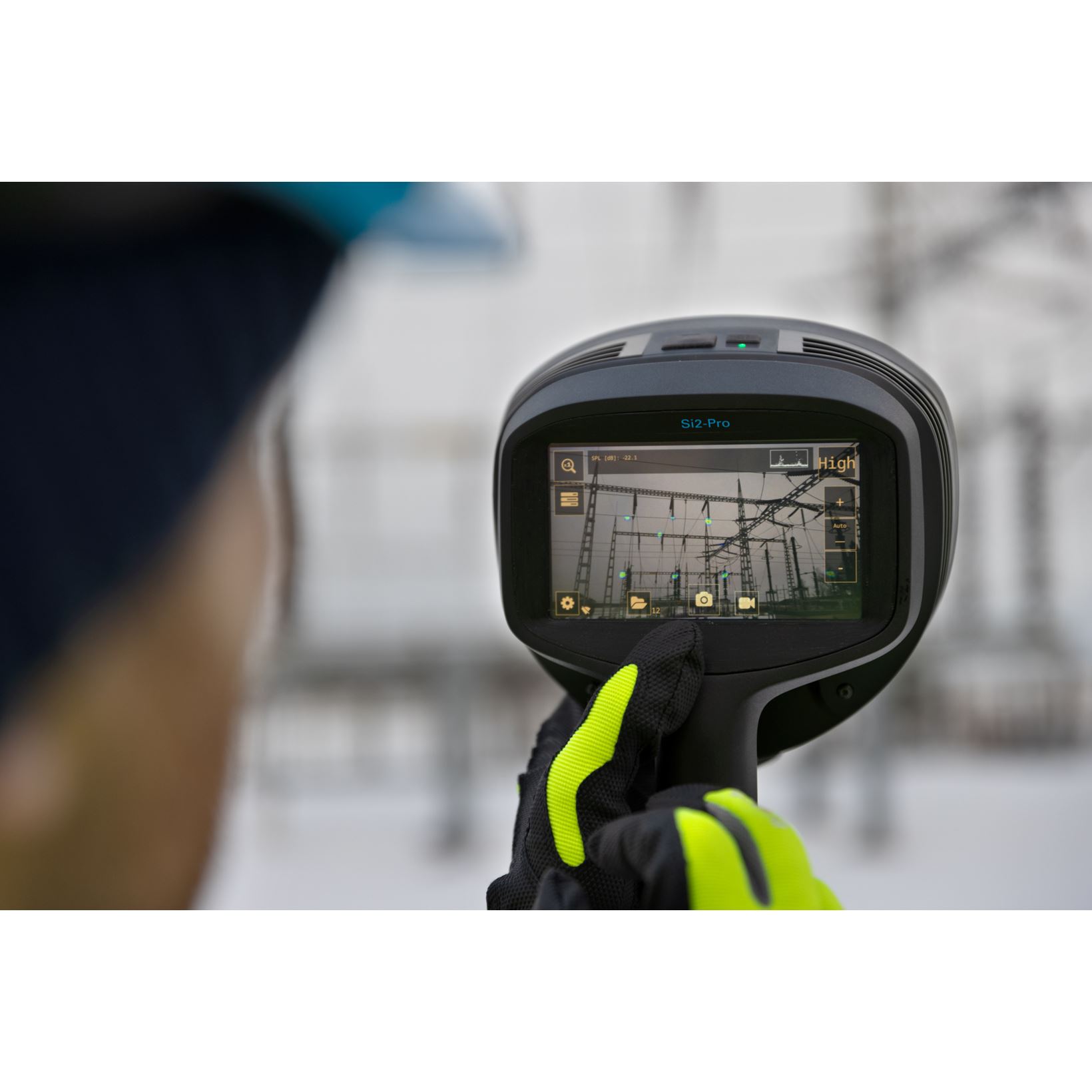 FLIR Si2-Pro Industrial Acoustic Imaging Camera  voor detectie  lek- en lager fout  en  gedeeltelijke ontlading