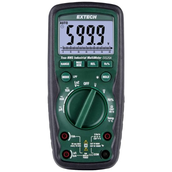 Extech EX520A Industriële Digitale Multimeter True RMS