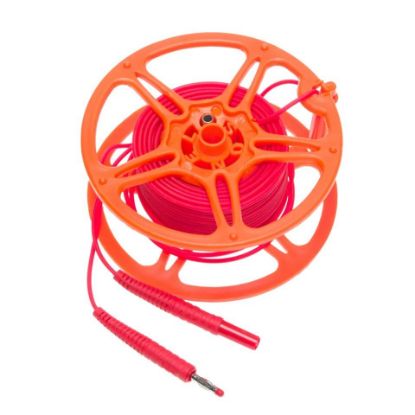 Sonel WAPRZ025REBBSZ Meetsnoer op een haspel met bananenstekkers; 25 m.; rood