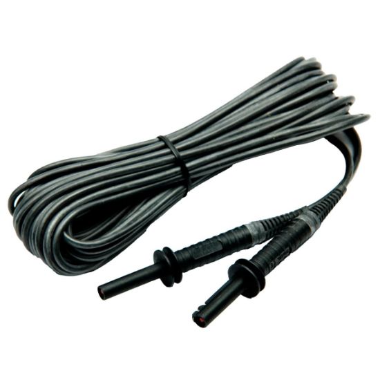 Sonel WAPRZ010BLBBE5K afgeschermd meetsnoer met banaan stekker, 10m, 5kV, zwart