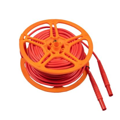 Sonel WAPRZ020REBBSZ Meetsnoer op haspel met banaan stekker; 20m; rood