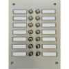 Have-Digitap MBP214CBD Beldrukpaneel breed inbouw met 14 dubbel verchroomde beldrukkers