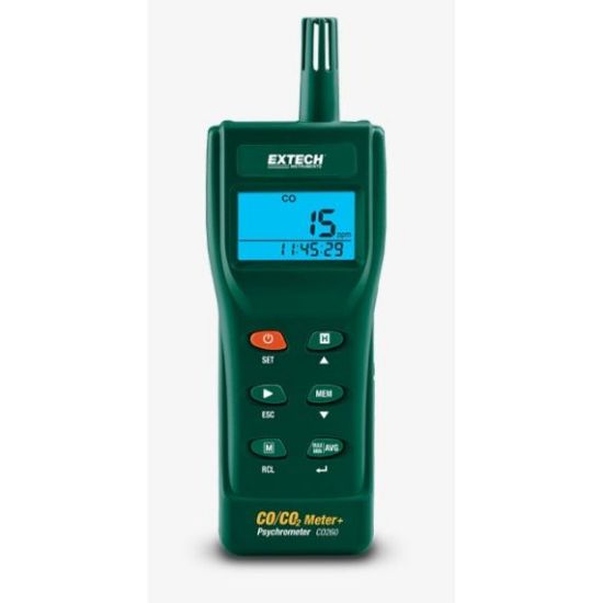 Extech CO260 CO en CO2 datalogger