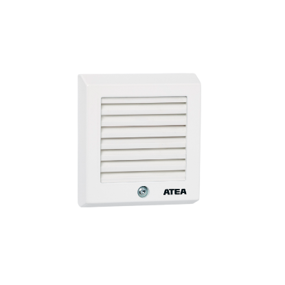 ATEA AB190  Opbouw deurluidspreker wit zonder beldrukker