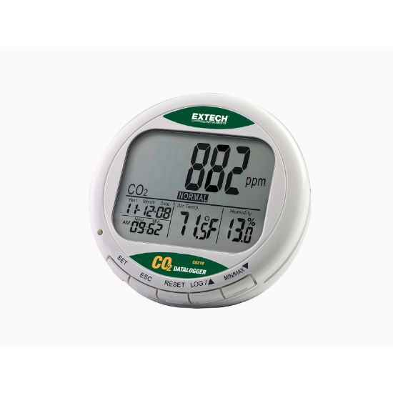 Extech CO210 Desktop Binnenlucht kwaliteit CO2 Monitor-Datalogger