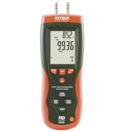 Extech manometer - airflow meter