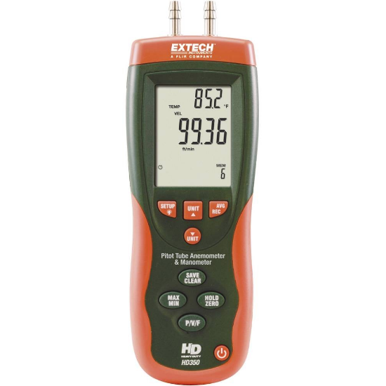 Extech manometer - airflow meter