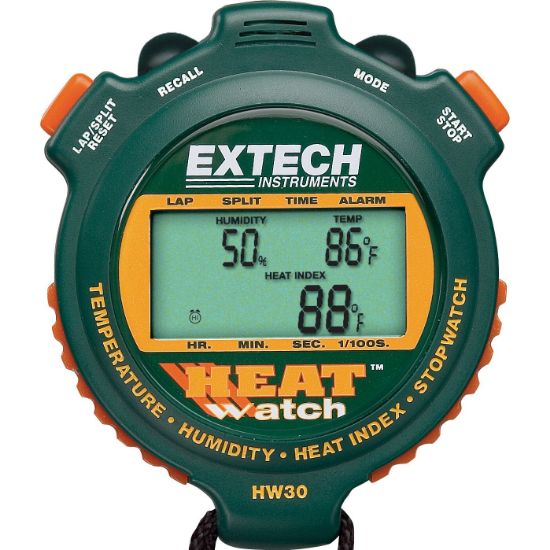 EXTECH HW30 stopwatch met hitte index