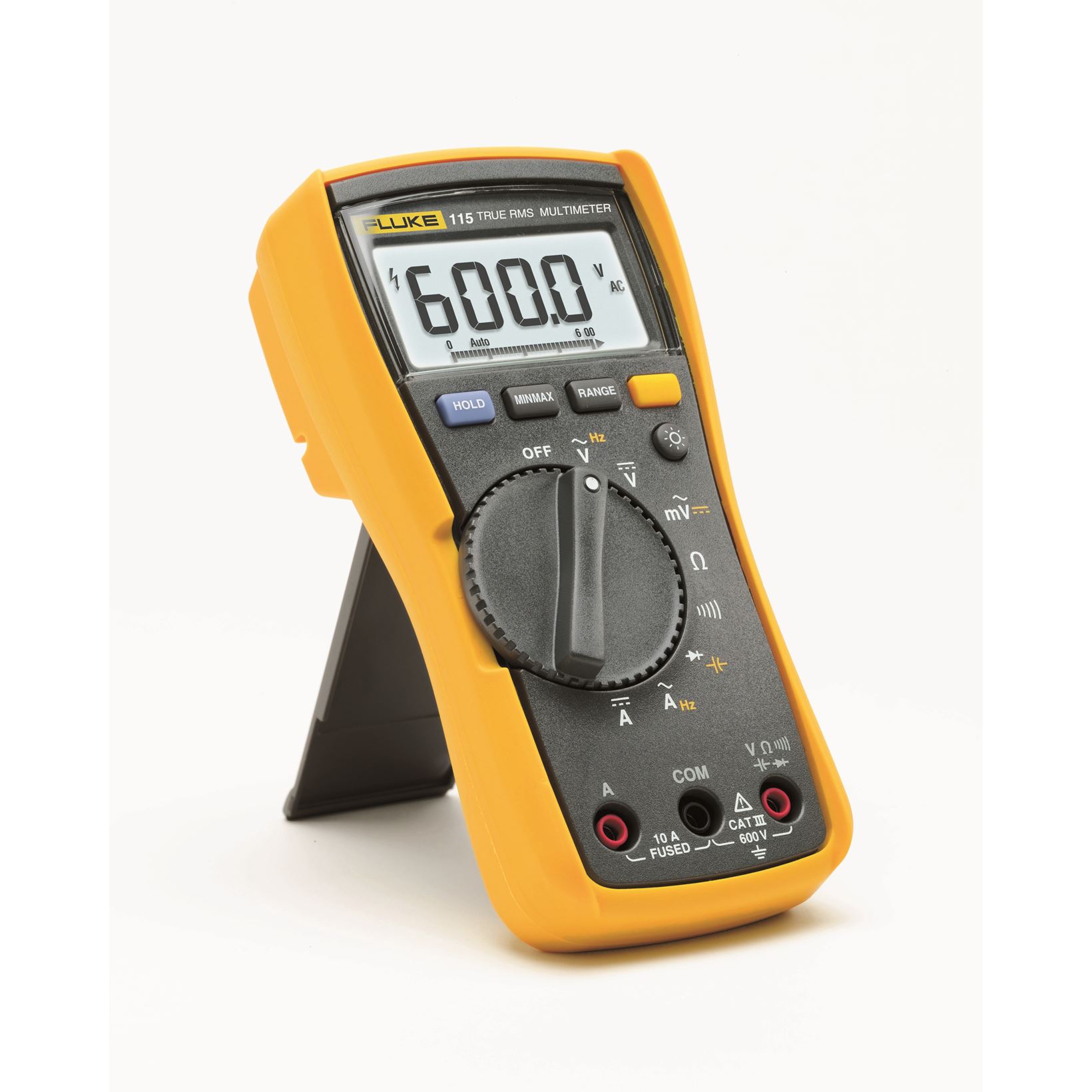 Fluke-115 EUR TRMS multimeter met meetsnoeren