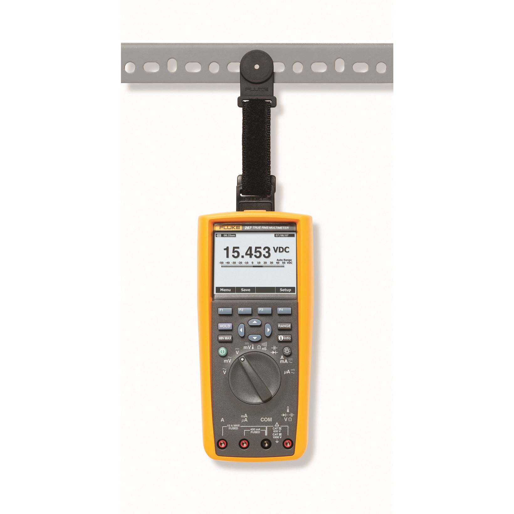 Fluke-287/EUR TRMS multimeter met meetsnoeren
