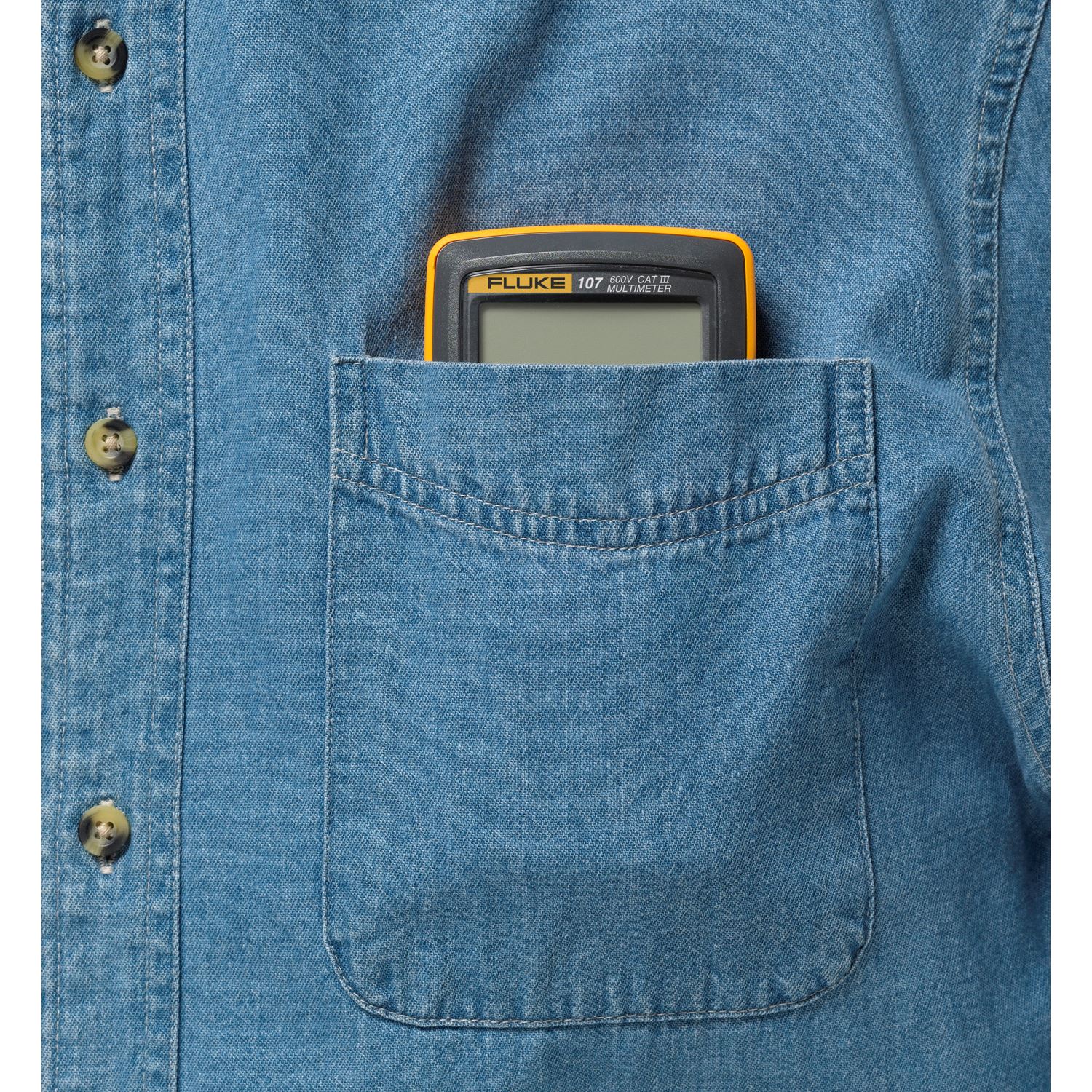 Fluke-107/EUR Draagbare digitale multimeter