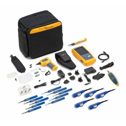 Fluke FI2-7300 DC KIT-INT Set voor glasvezelinspectie en -detectie voor datacenters, met wifi