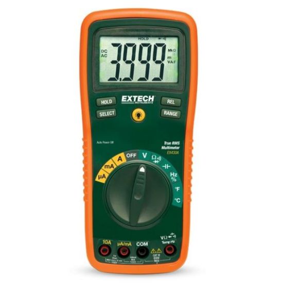 Extech EX430A Autoranging TRMS multimeter met IR temperatuurmeter
