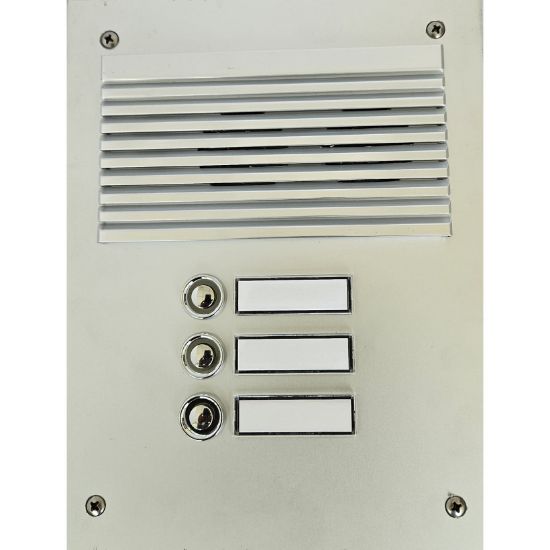 Have-Digitap AB200A03CBD Deurluidspreker inbouw met 3 dubbel verchroomde beldrukkers