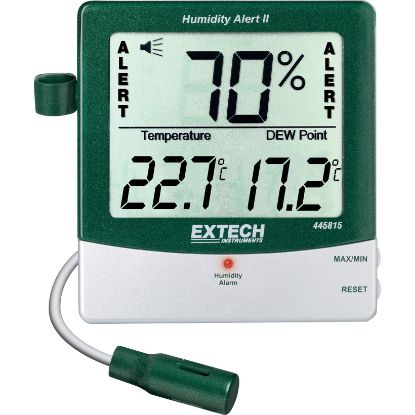 Extech 445815 Hygro-thermometer vochtigheidswaarschuwing met dauwpunt