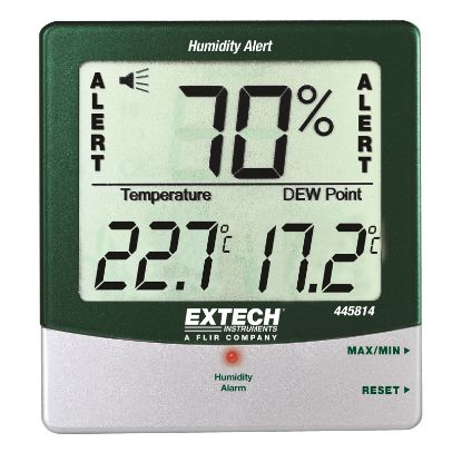 Extech 445814 Hygro-thermometer vochtigheidswaarschuwing met dauwpunt

