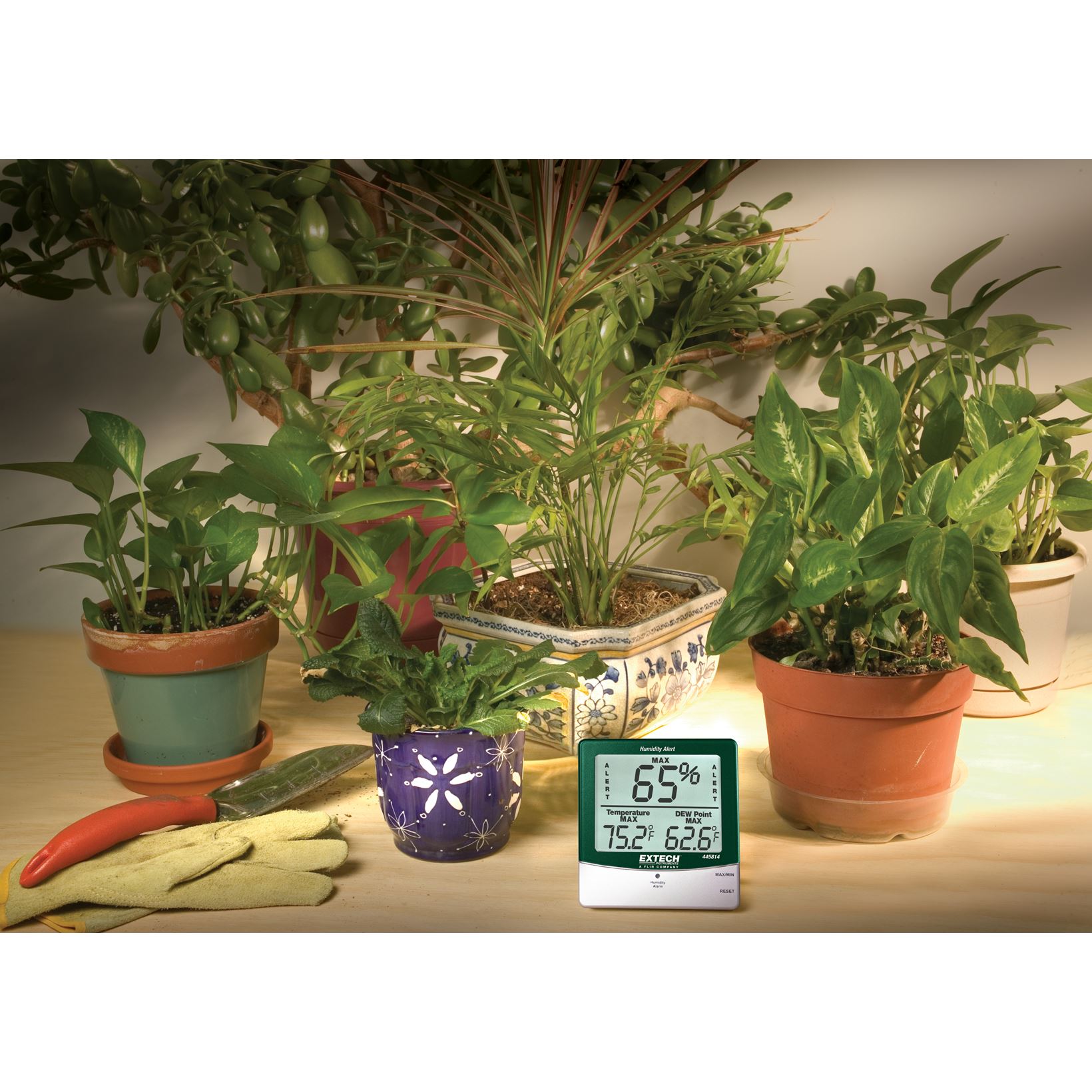 Extech 445814 Hygro-thermometer vochtigheidswaarschuwing met dauwpunt

