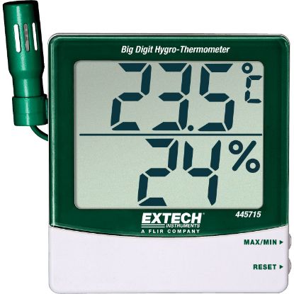 Extech 445715 Big Digit Hygro-Thermometer met afstands sonde