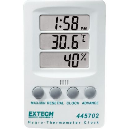 Extech 445702 Hygro-Thermometer met klok