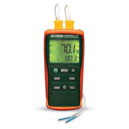 Extech EA10 tweekanaals temperatuurmeter type K