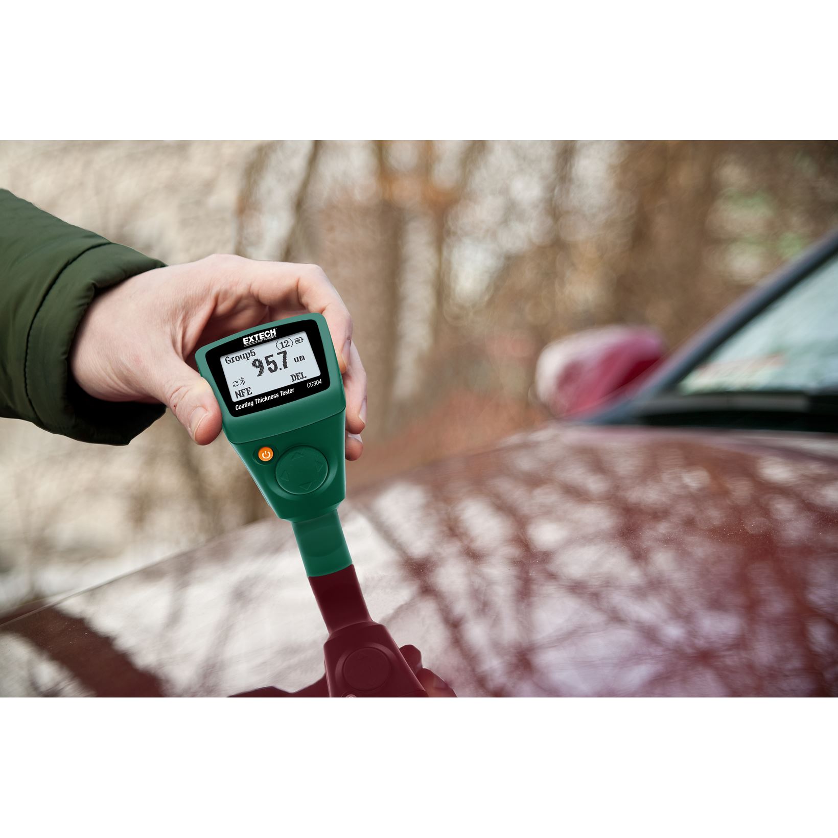 Extech CG304 coating laagdikte meter met bluetooth

