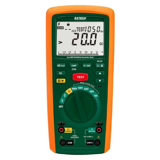Extech MG320 CAT IV Isolatieweerstandtester/True RMS Multimeter
