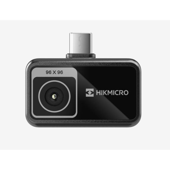 Hikmicro MiniE IR camera 96x96 pixels, iOS en Android, 25Hz, -20°C tot 400°C