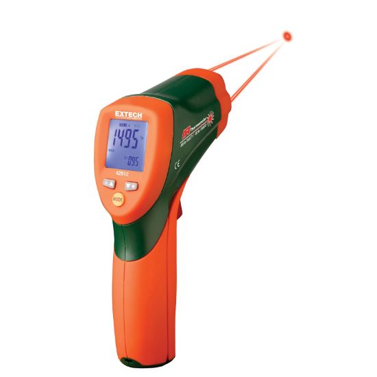 Extech 42512 dubbele laser IR-thermometer 30:1