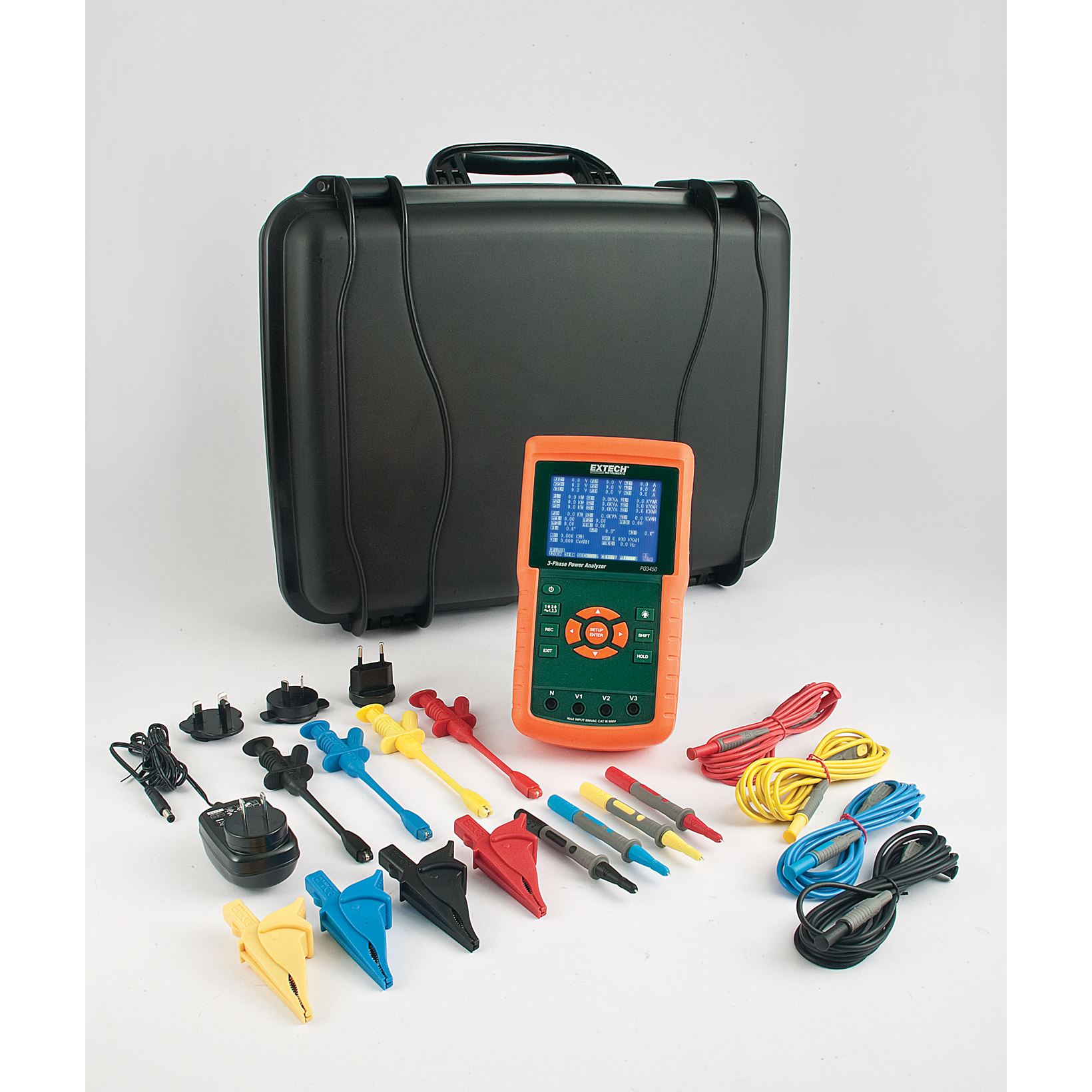 Extech PQ3450 3-fasen vermogensanalysator/datalogger