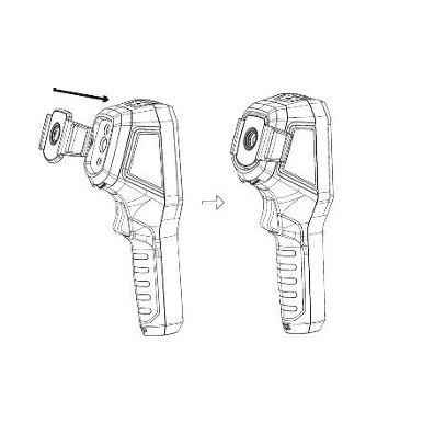 Hikmicro macrolens voor B-serie IR cameras, -20°C tot 150°C