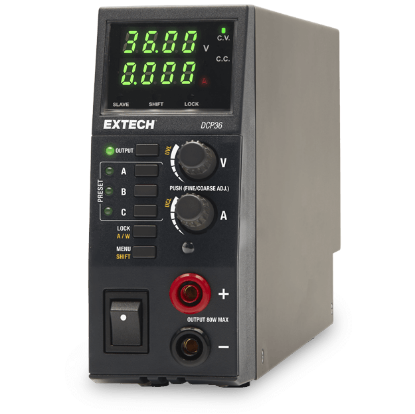 Extech DCP36 Geschakelende DC‑voeding 80 Watt
