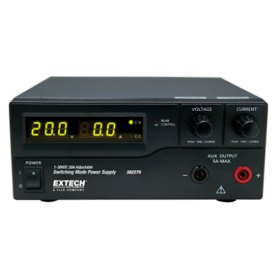 Extech 382275 schakelmodus DC voeding 120VAC 30V/20A
