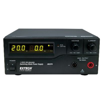 Extech 382275 schakelmodus DC voeding 120VAC 30V/20A
