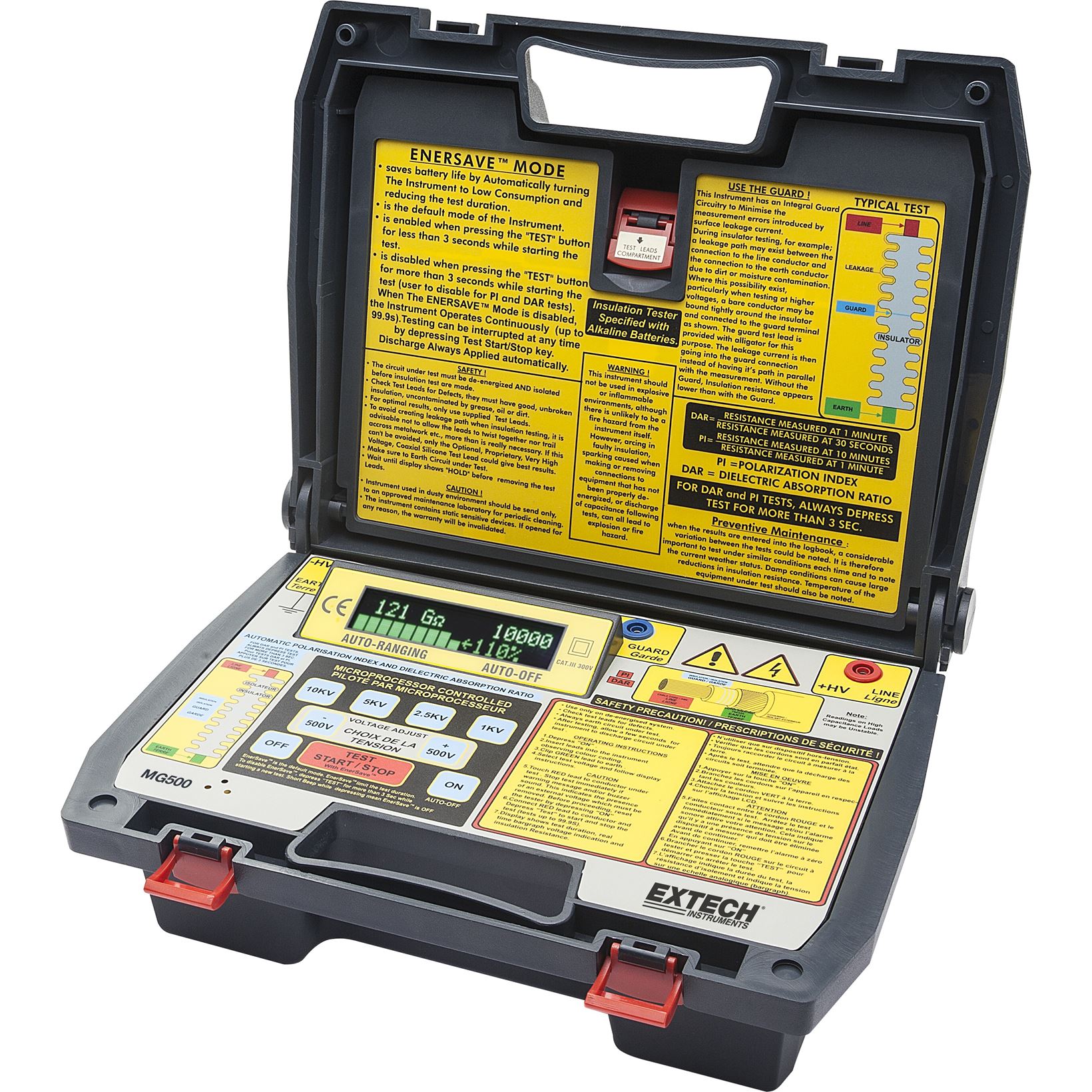 Extech MG500 hoge voltage isolatieweerstandsmeter