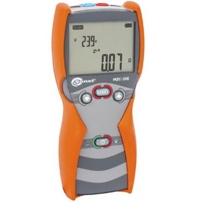 Sonel MZC20E impedantiemeter 2 polige methode 
