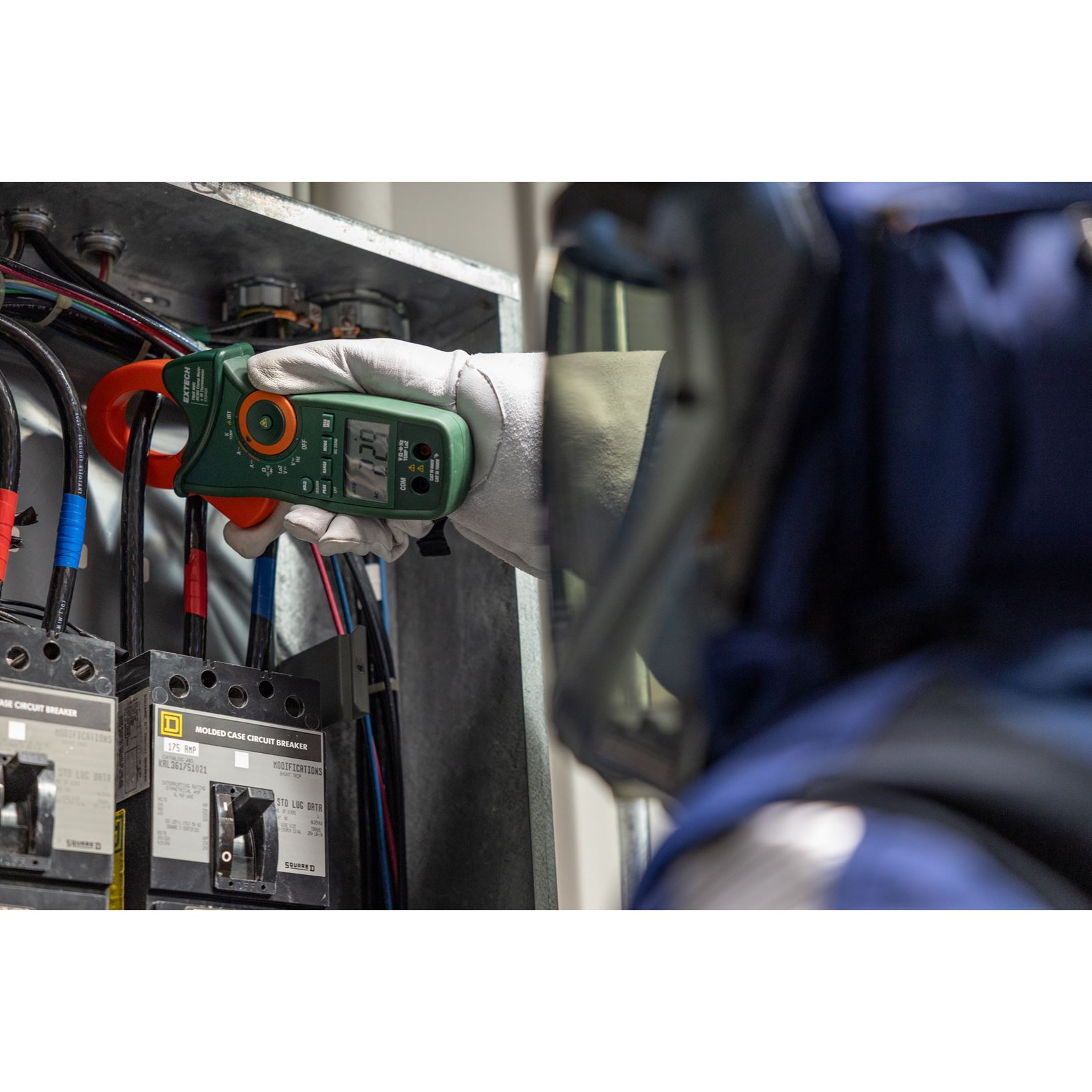 Extech EX840A True RMS 1000A  AC/DC stroomtang met IR-thermometer