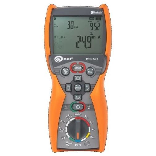 Sonel MPI-507 Installatietester met aardingsmeting