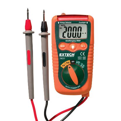 Extech DM220 Mini Pocket multimeter met niet-contact spanningsdetector(NCV)