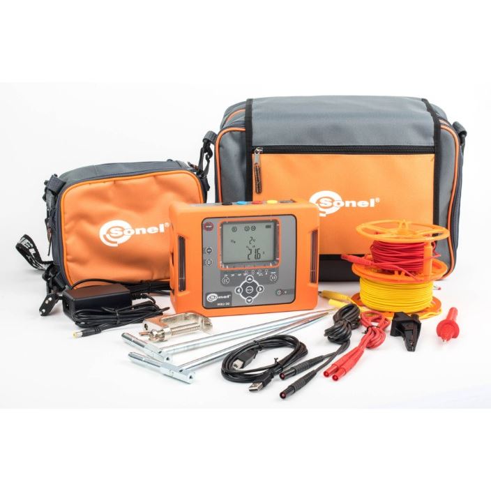 Sonel MRU-30 Aardverspreidingsweerstandmeter met alle meetmethodes
