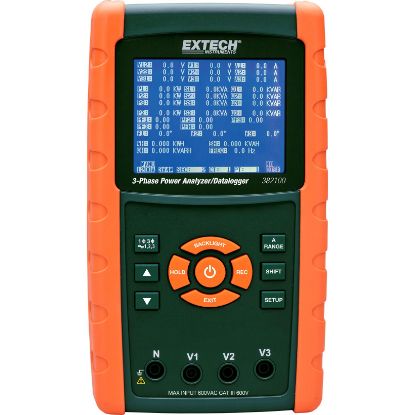 Extech 382100 1200A 3-fasen vermogensanalysator/datalogger
