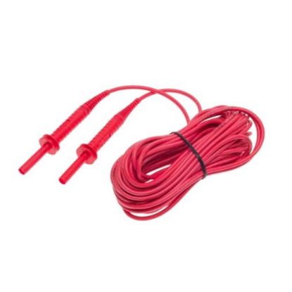 Sonel WAPRZ010REBB5K Meetsnoer met banaan stekker, 10m, 5kV, rood