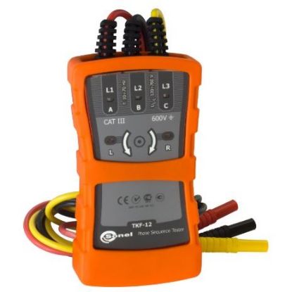 Sonel TKF-12 fasevolgorde meter, bereik van 100V - 700VAC