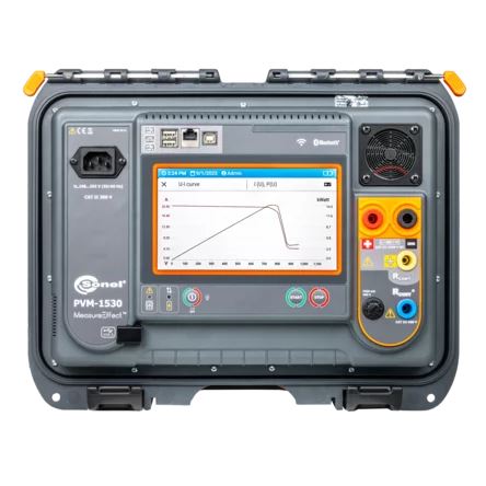 Sonel PVM-1530-MAX PV installatie meter KIT met 2 radiatiemeters en 1 stroomtang
