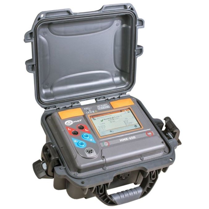 Sonel MMR-650 Micro-ohmmeter, resolutie 0,1µOhm, inclusief USB Adaptor